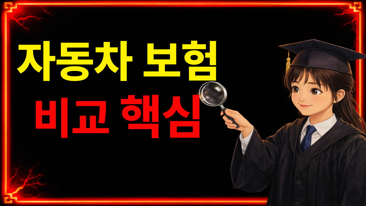 자동차 보험 비교 방법